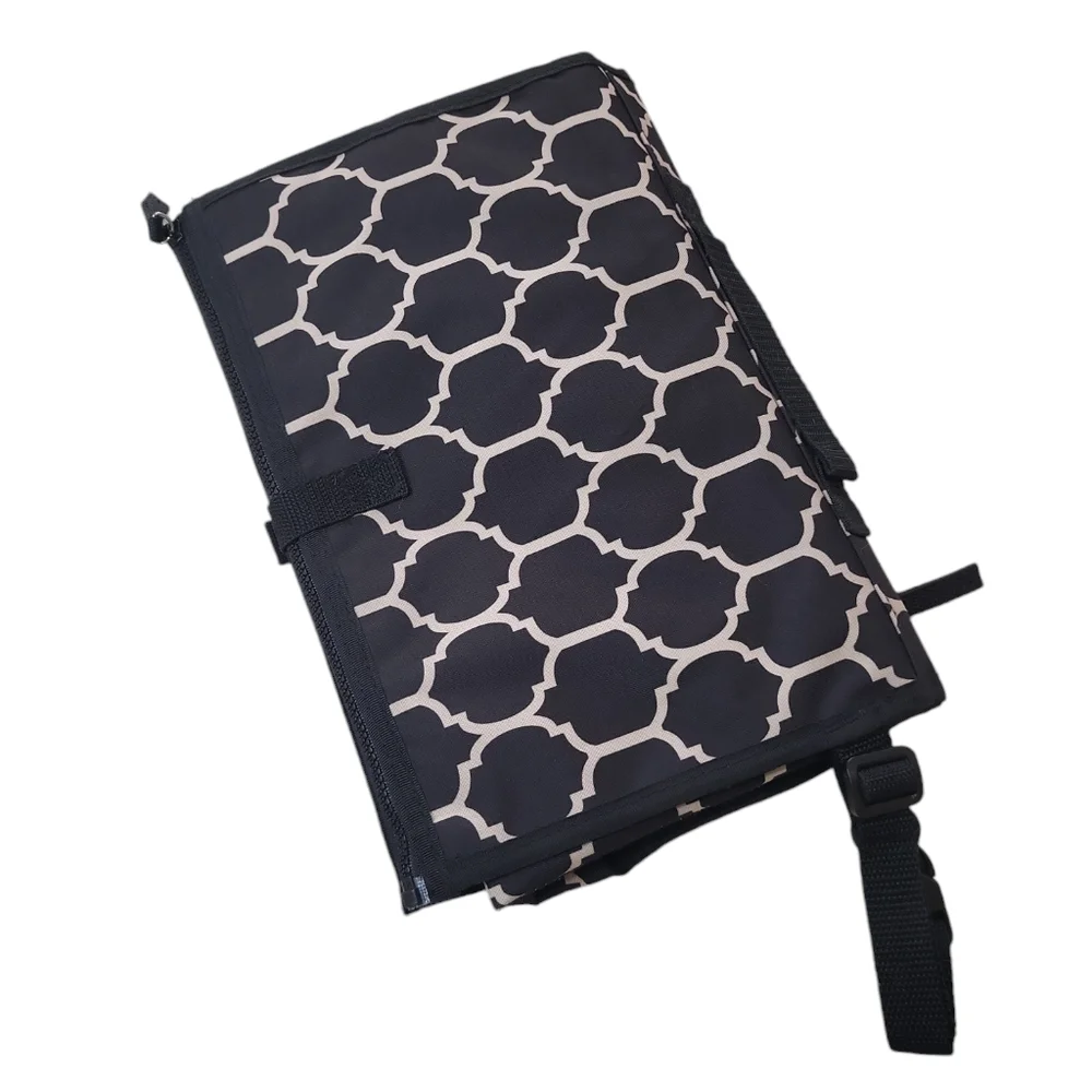 Skip Hop Pronto Signature Changing Station, black tan, baby bag, multi function